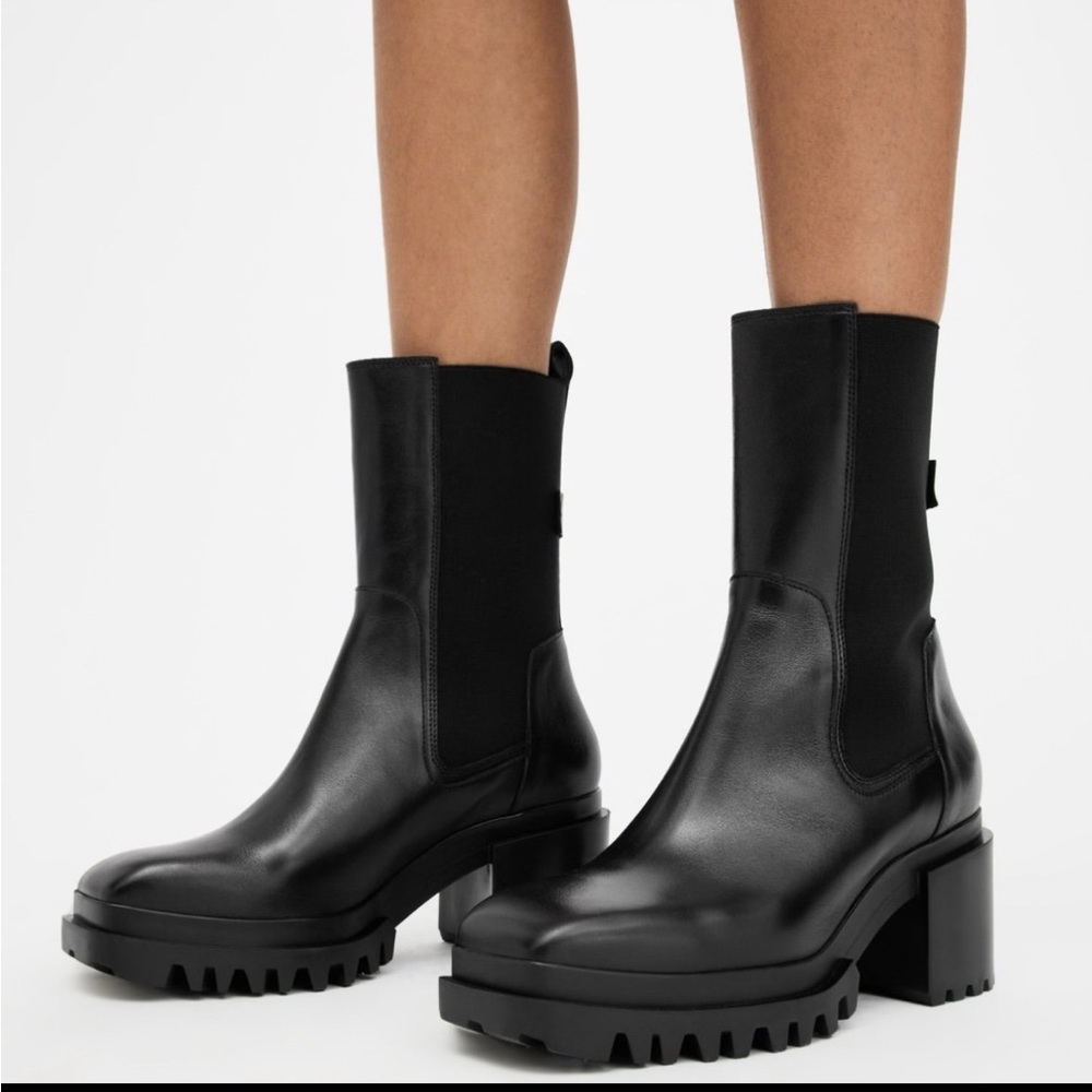 New All Saints Skarlet Chelsea Boots